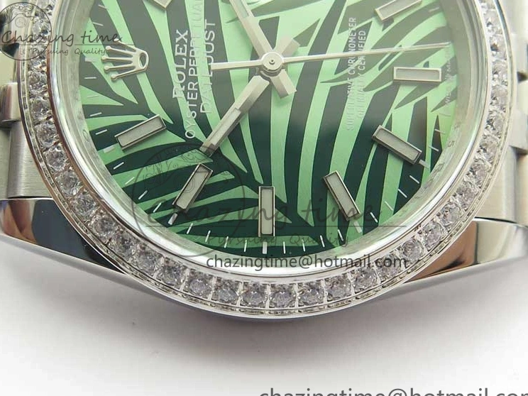 MiroTime 0501 DateJust 36 SS 126284 BP Maker 1:1 Best Edition New Green Dial on Jubilee Bracelet Sleek 2522